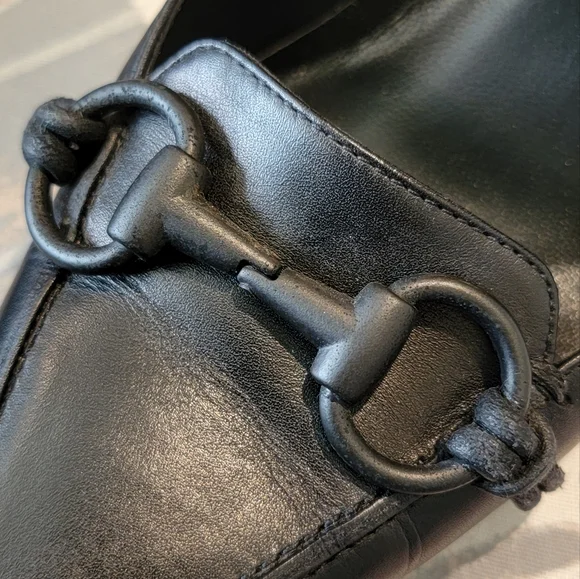 Gucci Black Horsebit Shoes Sz. 6.5 - Picture 9 of 13